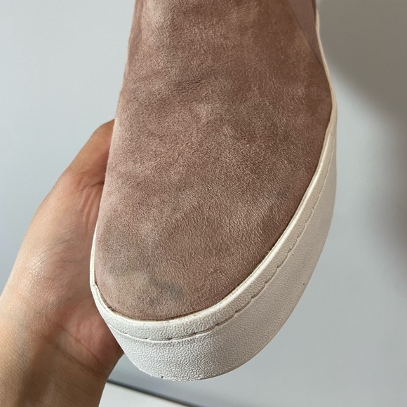 🔴SOLD🔴 Vince Warren Suede Sneaker Pink Size 7.5 - Picture 9 of 14